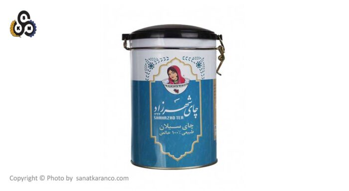 بسته بندی چای در قوطی